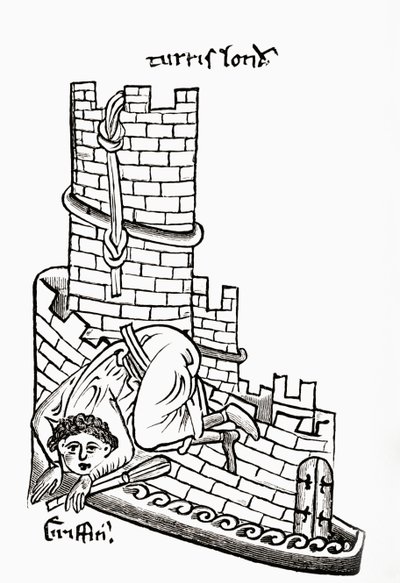 Gruffydd Trying to Escape from the Tower of London in 1243, from 